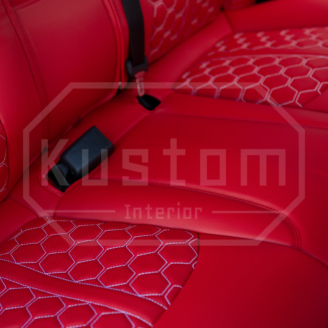 2017-21 Tesla Model 3 Custom Leather Seat Covers