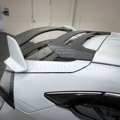 2016-21 Honda Civic Hatchback Type R Conversion Rear Spoiler W/ Mugen Style Roof Spoiler