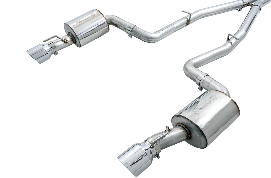 AWE Touring Edition Exhaust for 15+ Charger 6.4 / 6.2 SC - Chrome Silver Tips