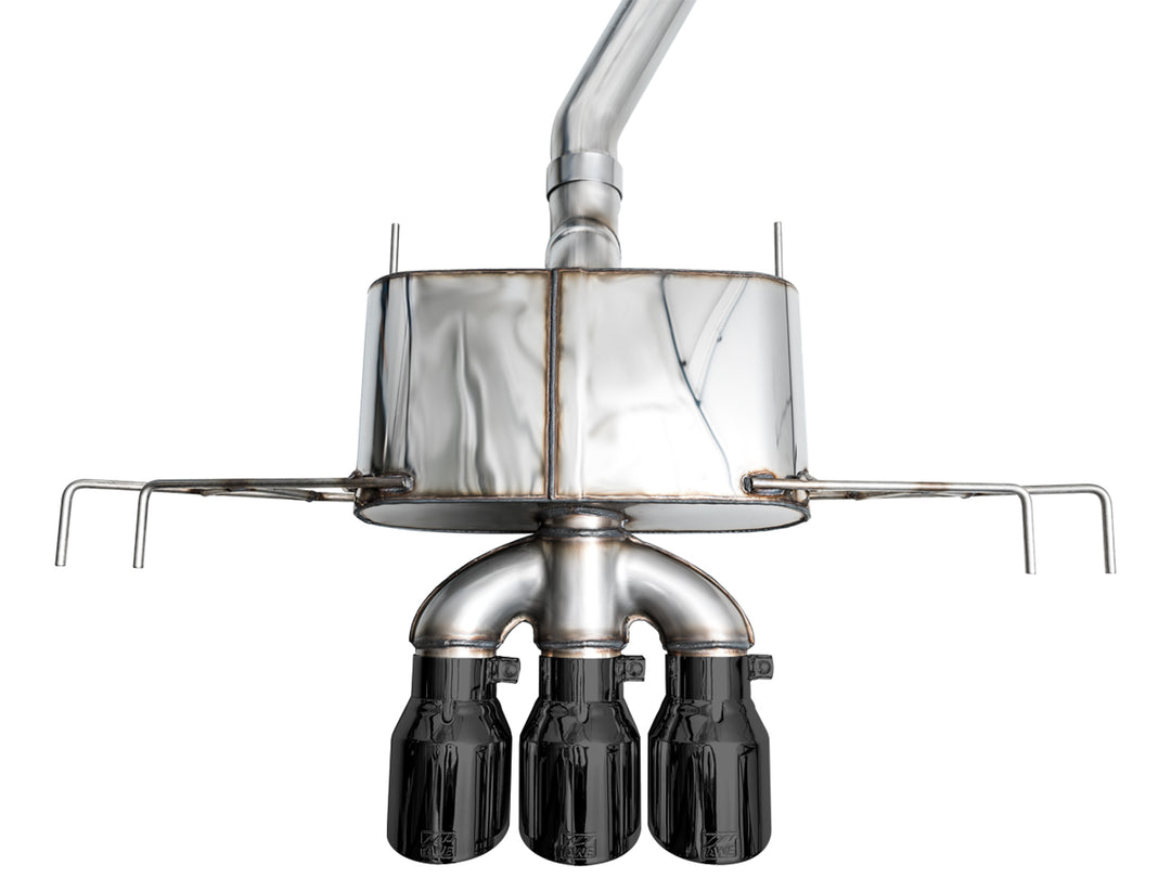 AWE Touring Edition Exhaust for FL5 Civic Type R - Triple Diamond Black Tips