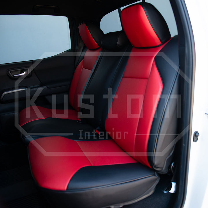 2016-Up Toyota Tacoma Premium Custom Leather Seat Covers