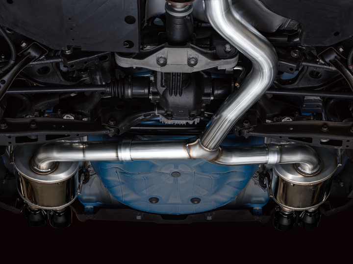 AWE Touring Edition Exhaust for VB Subaru WRX - Diamond Black Tips