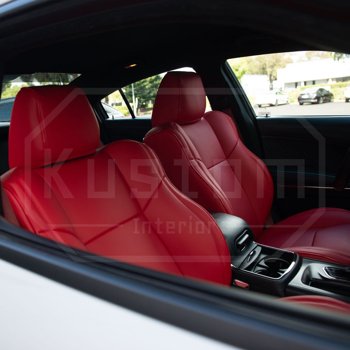 2015-Up Dodge Challenger Custom Leather Seat Covers (Performance Seat)