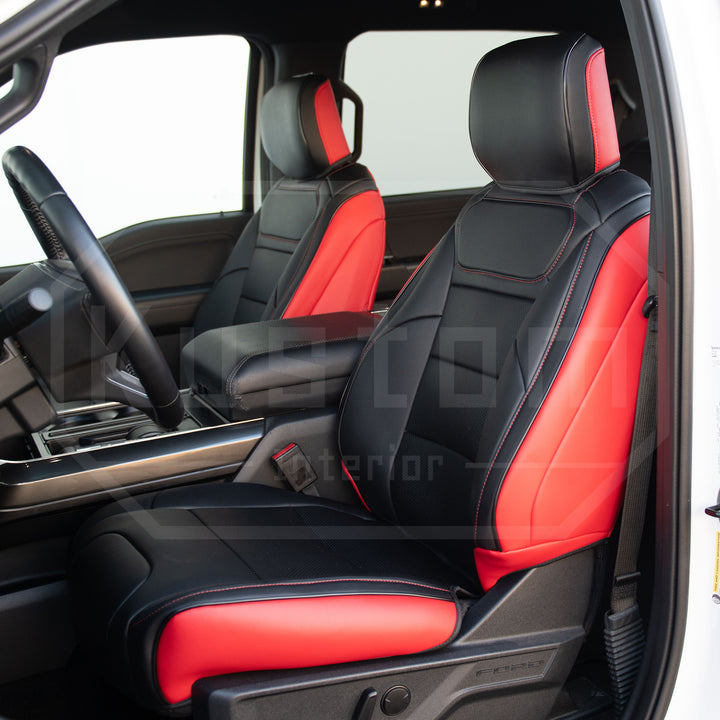 2021-Up Ford F-150 / Raptor Premium Custom Leather Seat Covers