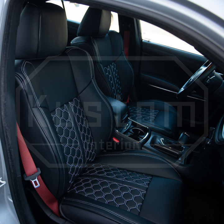 2015-Up Dodge Challenger Custom Leather Seat Covers (Performance Seat)
