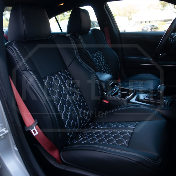 2015-Up Dodge Challenger Custom Leather Seat Covers (Performance Seat)
