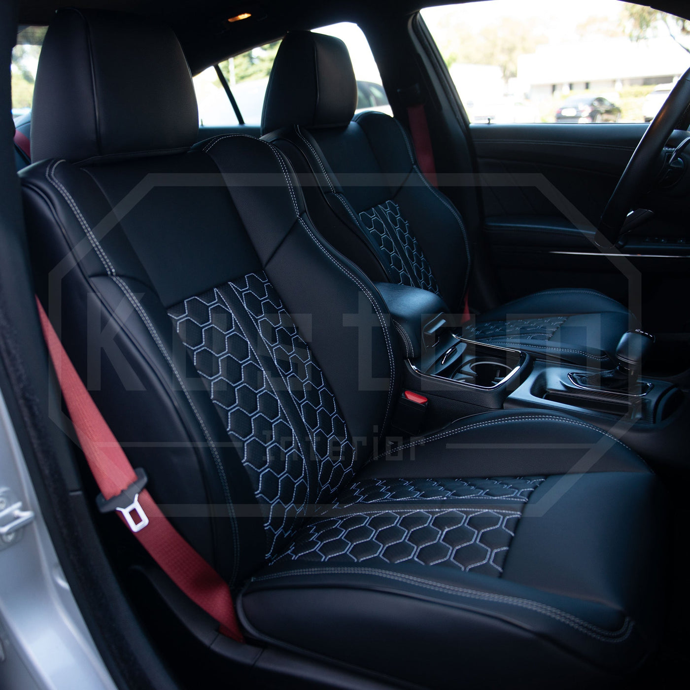 2015-Up Dodge Challenger Custom Leather Seat Covers (Performance Seats)