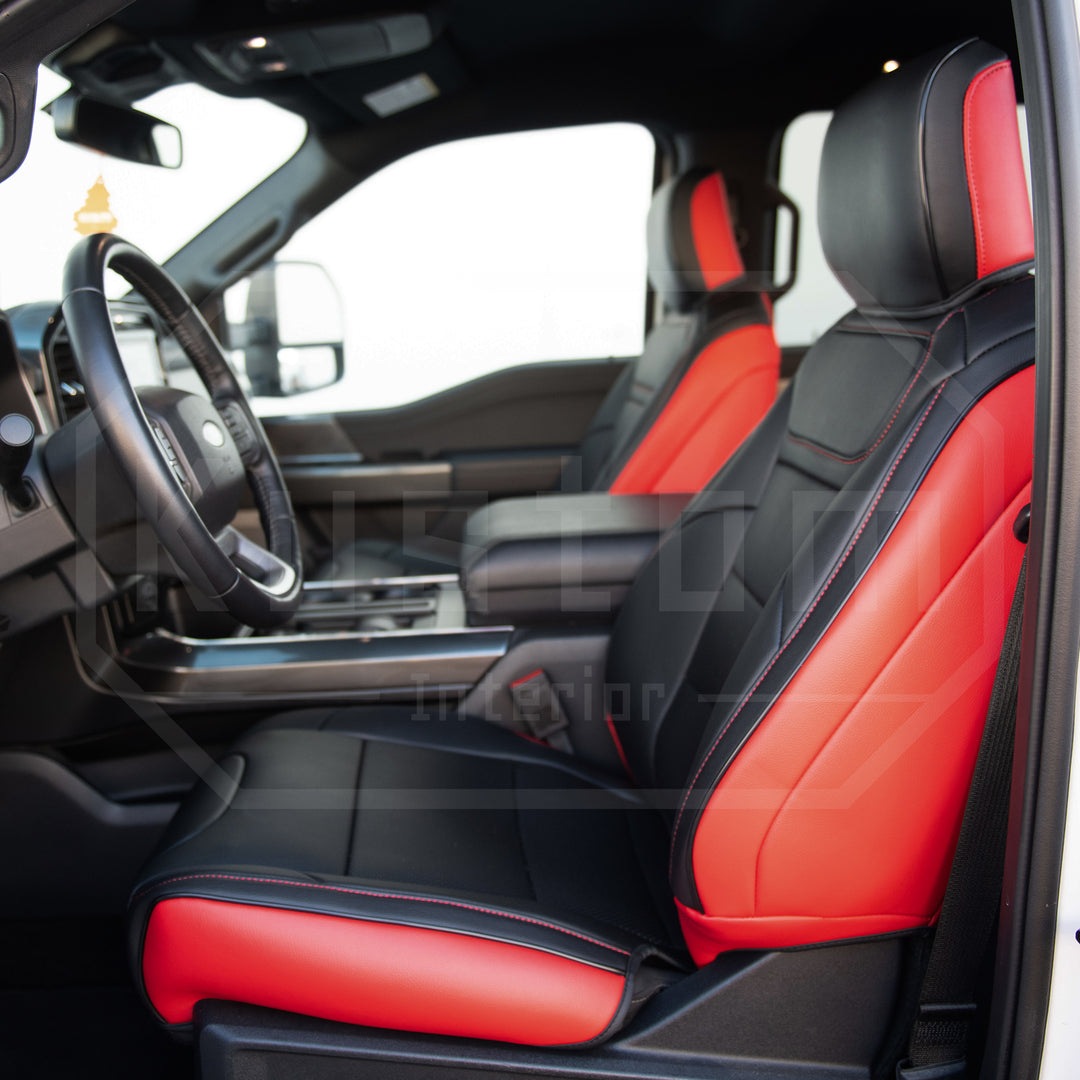2021-Up Ford F-150 / Raptor Premium Custom Leather Seat Covers