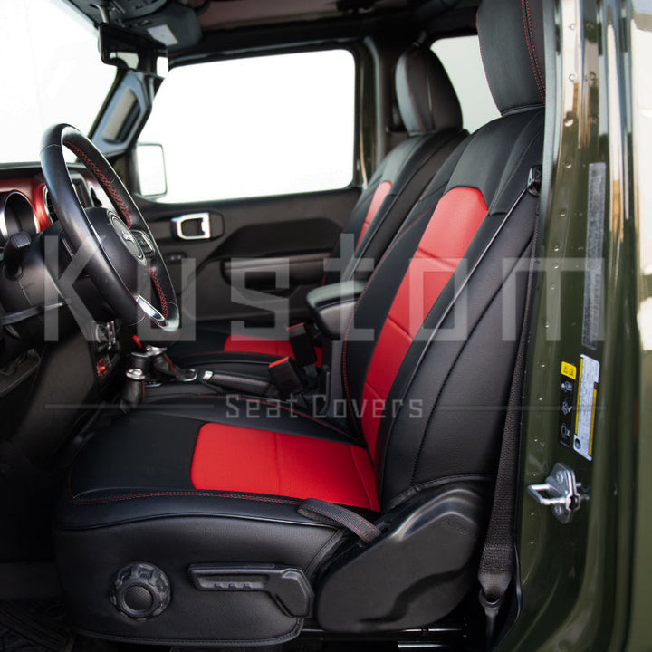 2018-Up Jeep Wrangler JL Custom Leather Seat Covers