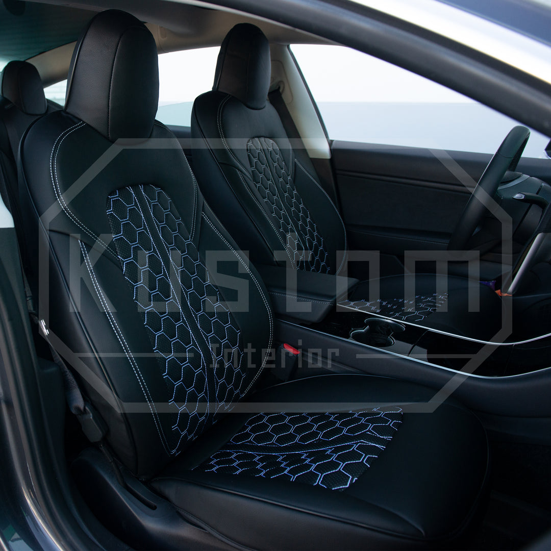 2020-Up Tesla Model Y Custom Leather Seat Covers