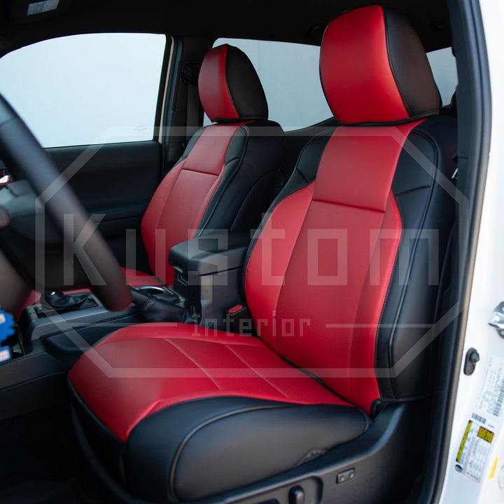 2016-Up Toyota Tacoma Premium Custom Leather Seat Covers