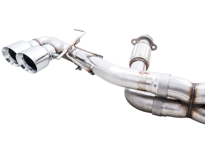 AWE Track Edition Exhaust for C8 Corvette -- Chrome Silver Tips