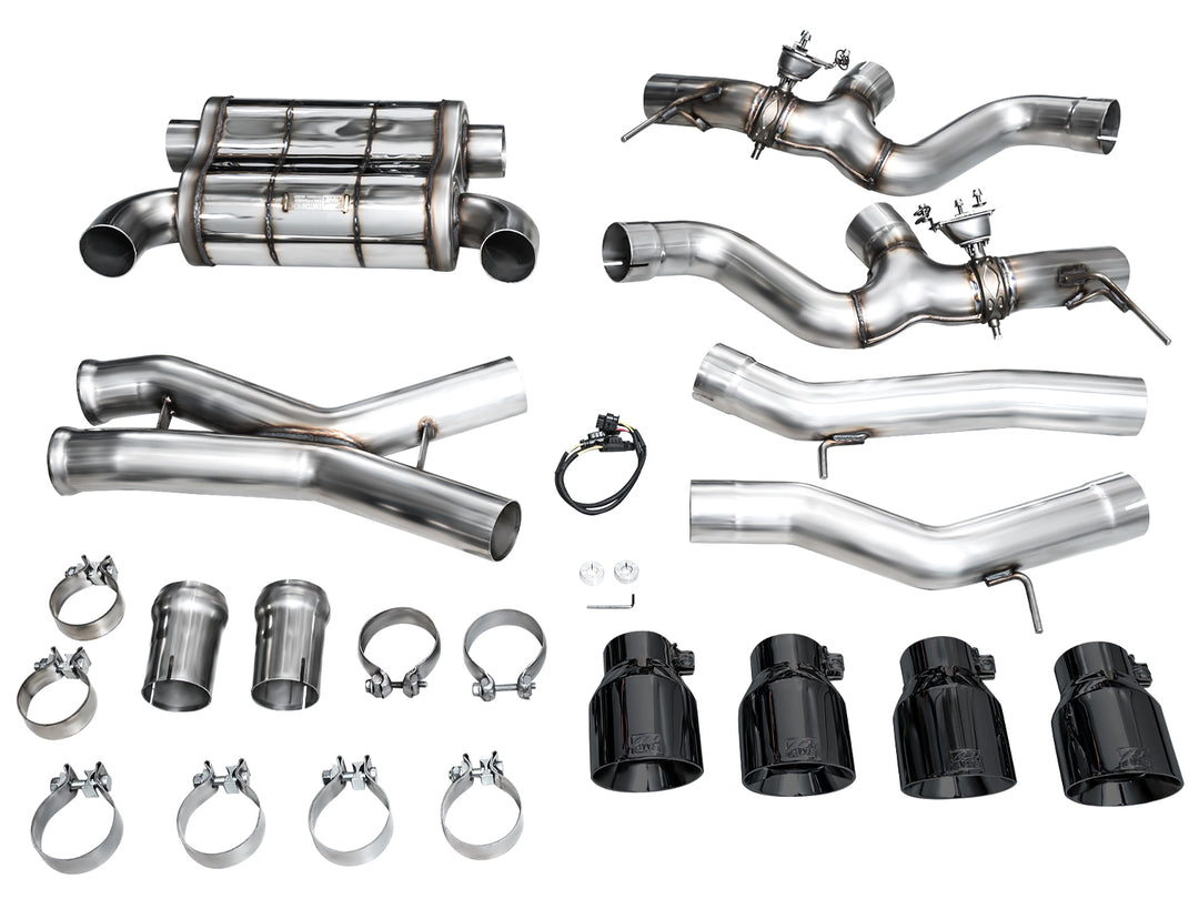 AWE SwitchPath™ Exhaust for BMW G87 M2 - Diamond Black Tips