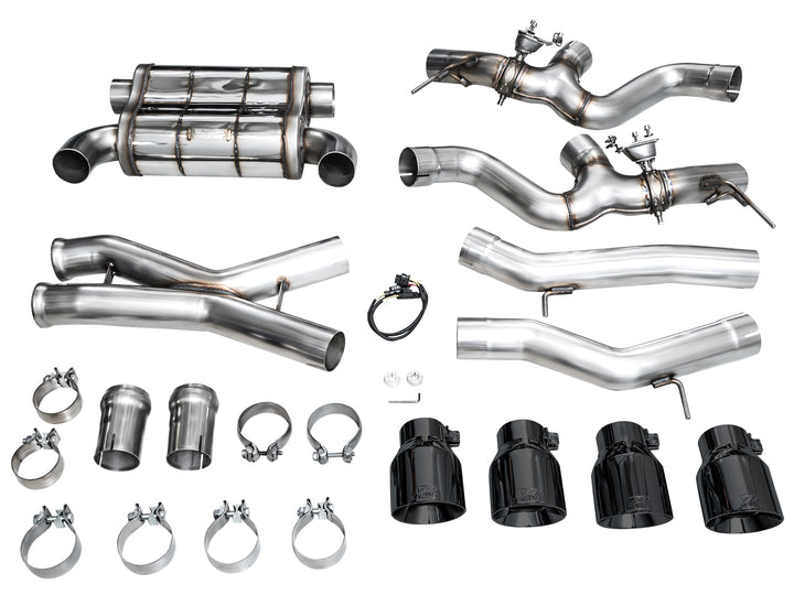 AWE SwitchPath™ Exhaust for BMW G87 M2 - Diamond Black Tips
