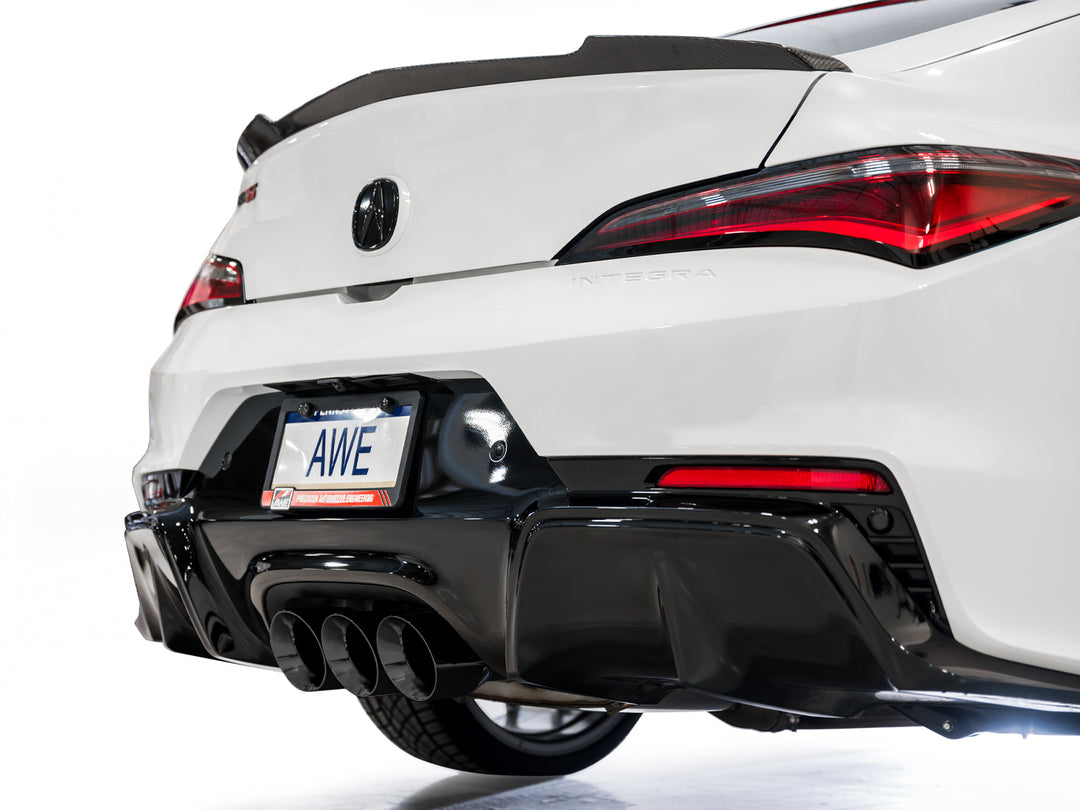 AWE Track Edition Exhaust for DE5 Integra Type-S - Triple Diamond Black Tips