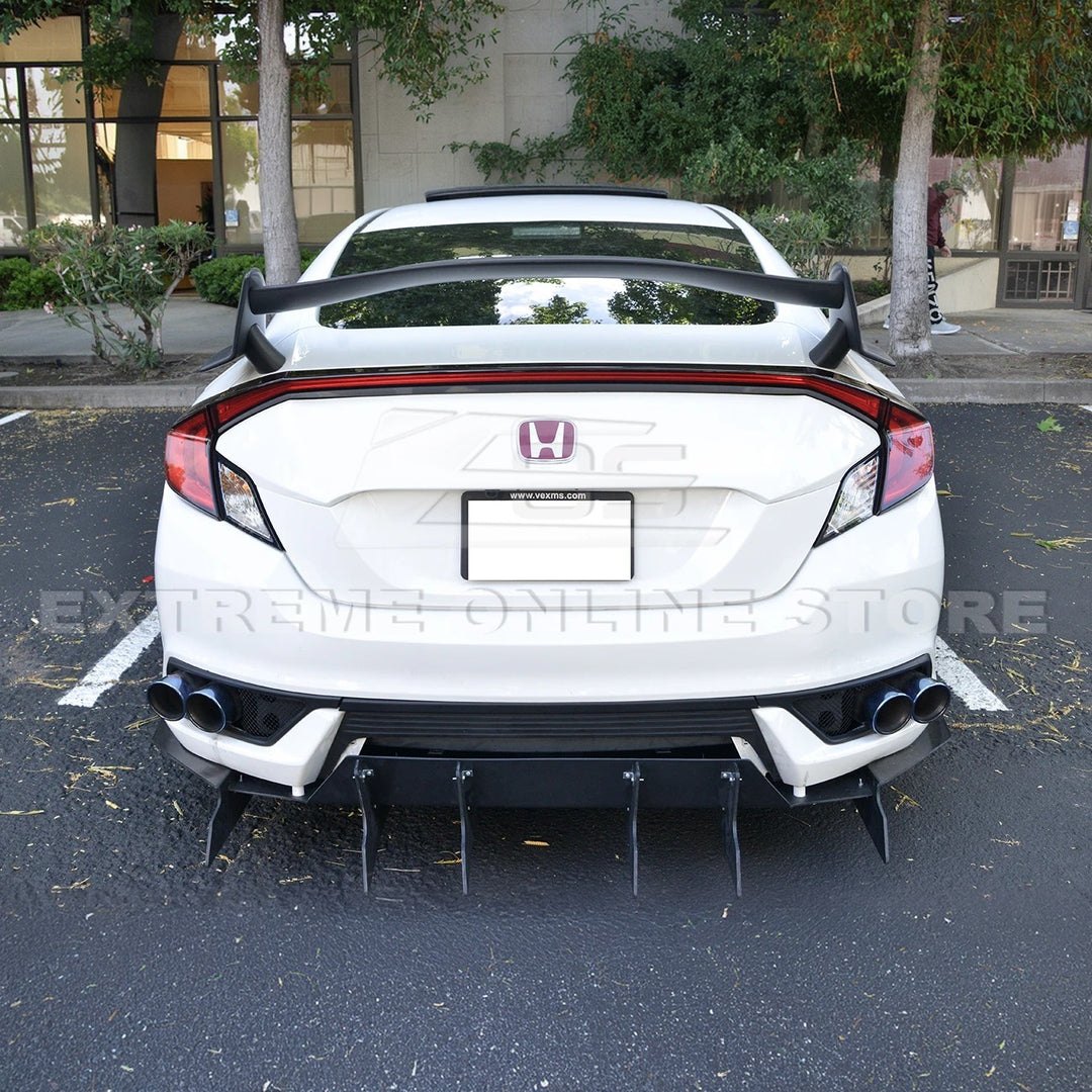 2016-20 Honda Civic Coupe Type R Conversion Rear Trunk Spoiler Kit