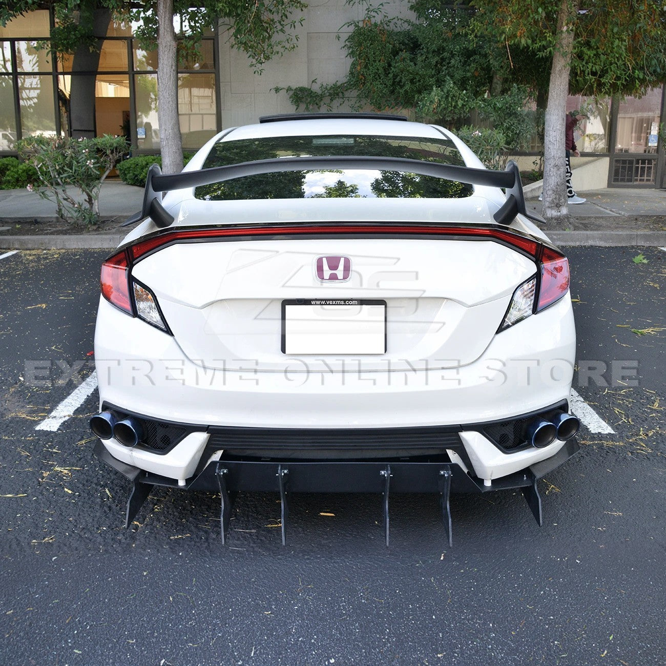 2016-20 Honda Civic Coupe Type R Conversion Rear Trunk Spoiler Kit