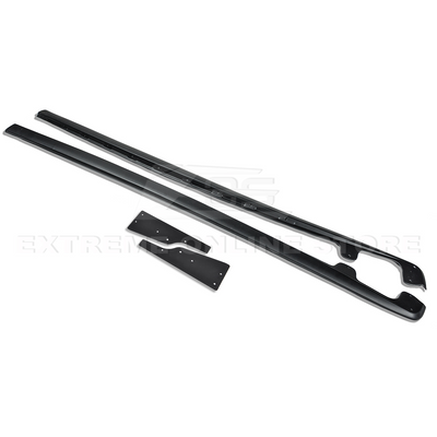 Corvette C6 Base Model Extended Front Splitter Lip & Side Skirts Rocker Panels