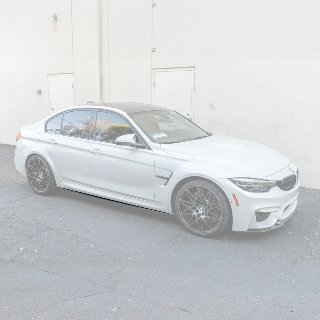 2014-20 BMW F80 M3 Carbon Fiber Side Skirts Rocker Panels