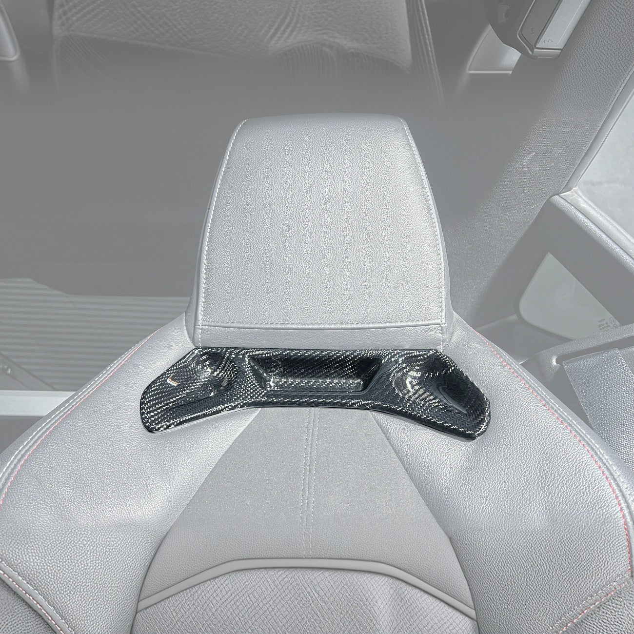 2020-Up Toyota Supra Carbon Fiber Seat Chrome Delete Cover