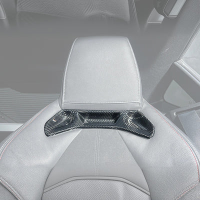 2020-Up Toyota Supra Carbon Fiber Seat Chrome Delete Cover