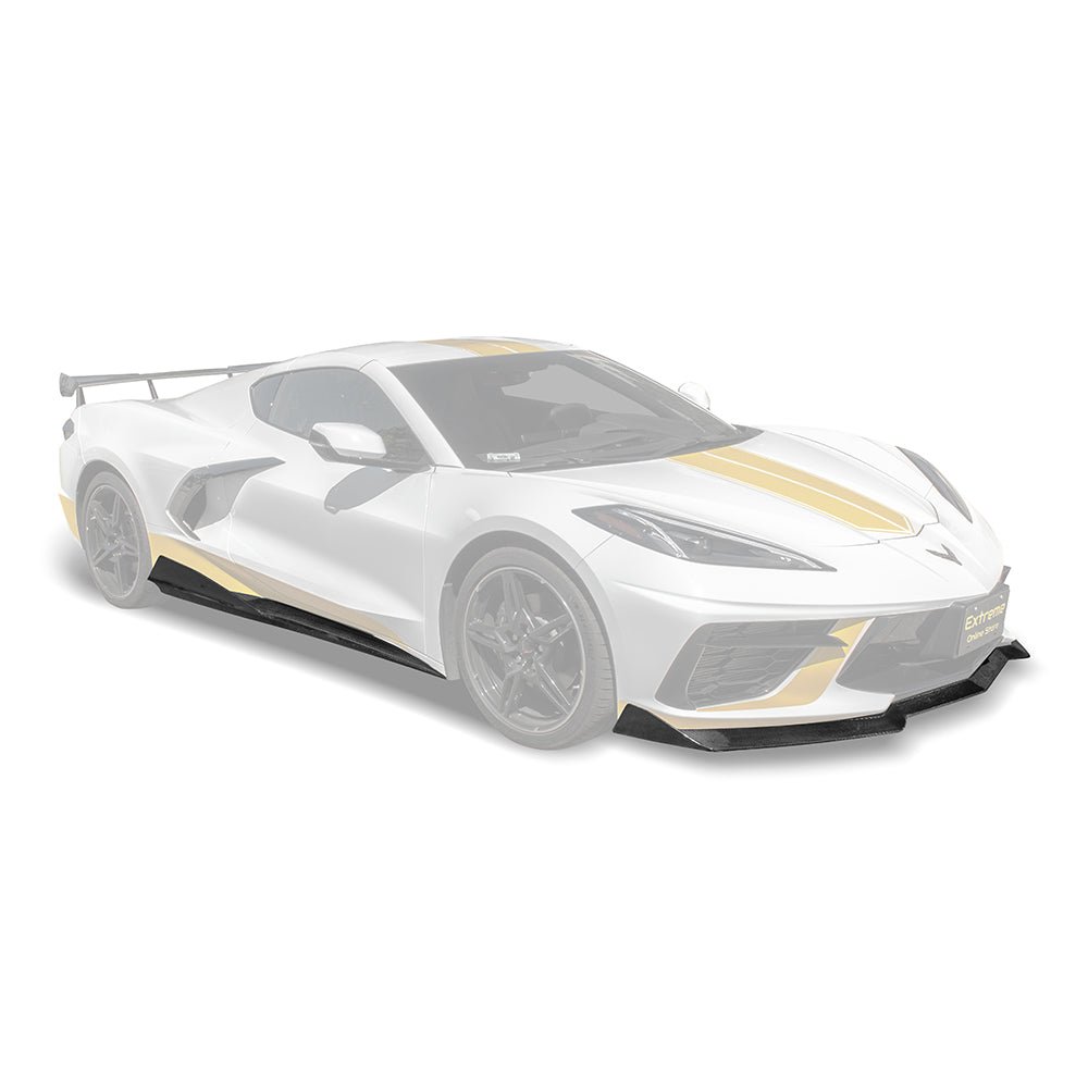 Corvette C8 5VM Front Splitter (2-Piece Version) & Side Skirts