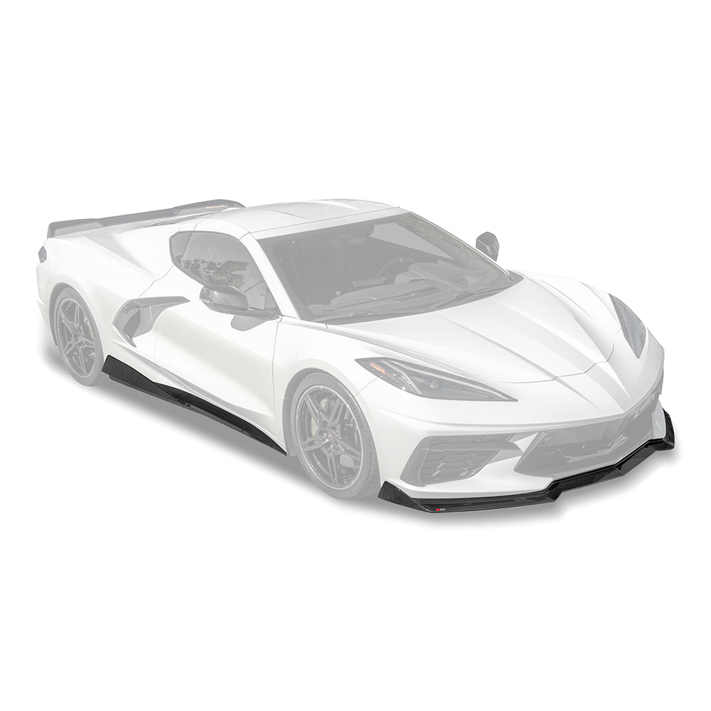 Corvette C8 5VM Front Splitter (2-Piece Version) & Side Skirts