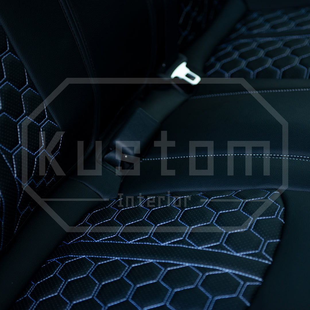 2017-21 Tesla Model 3 Custom Leather Seat Covers