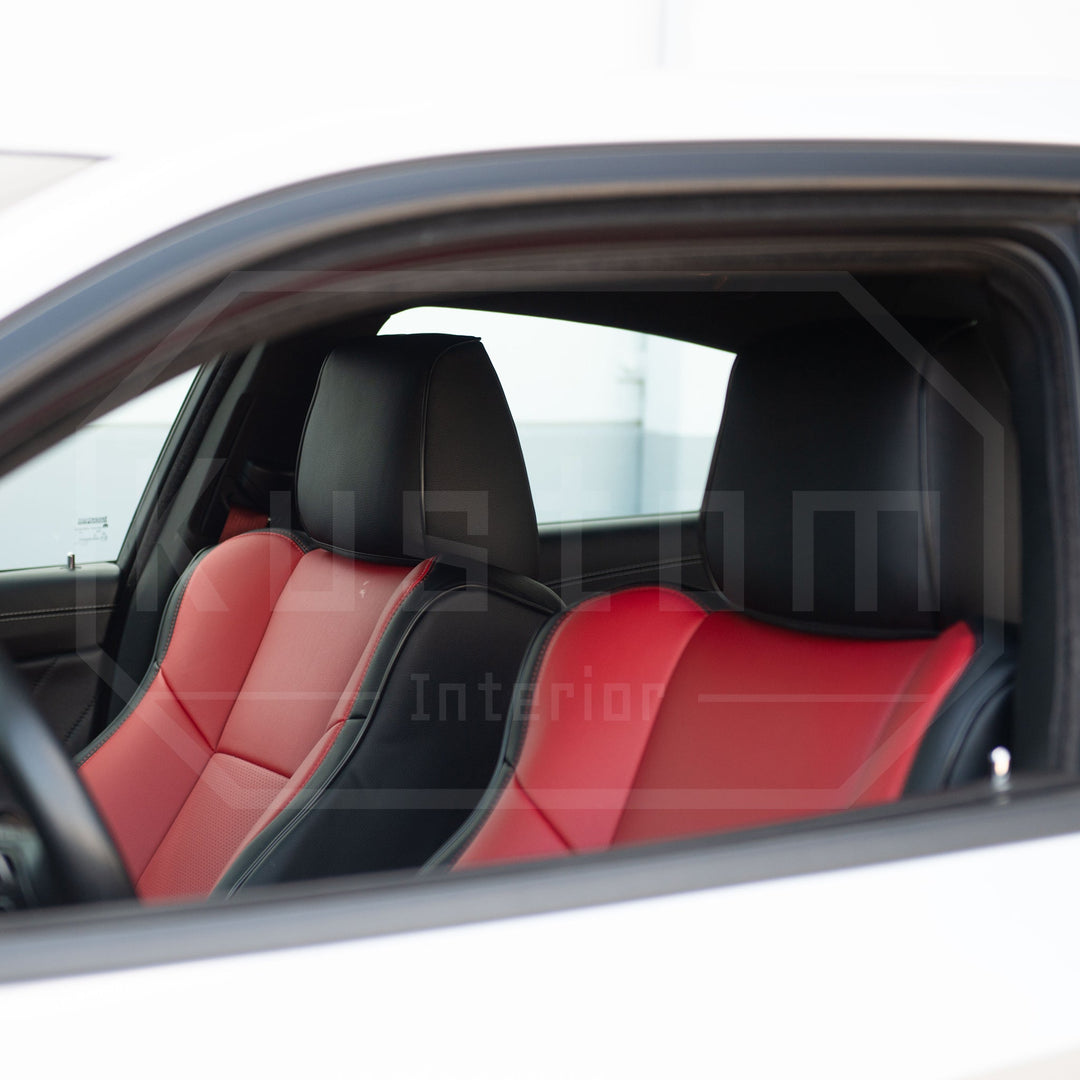 2015-Up Dodge Challenger Custom Leather Seat Covers (Performance Seat)