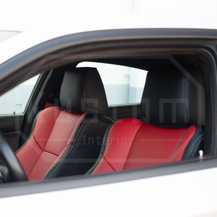 2015-Up Dodge Challenger Custom Leather Seat Covers (Performance Seat)