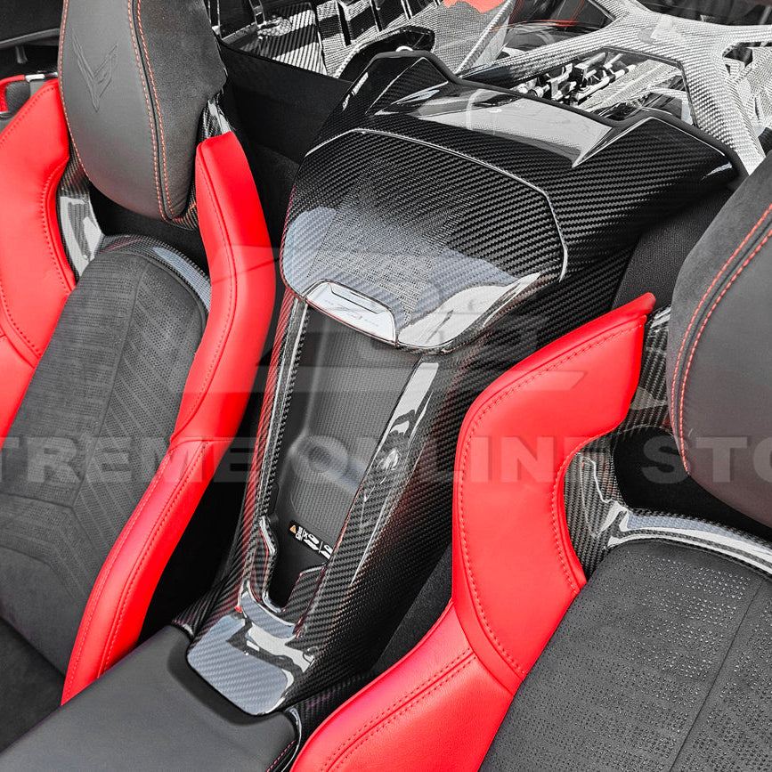 2020-Up Chevrolet Corvette C8 Waterfall Console Overlay Cover