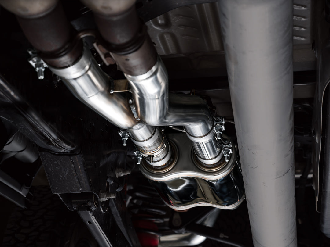 AWE SwitchPath™ Exhaust for Gen 3 Raptor R - Diamond Black Tips