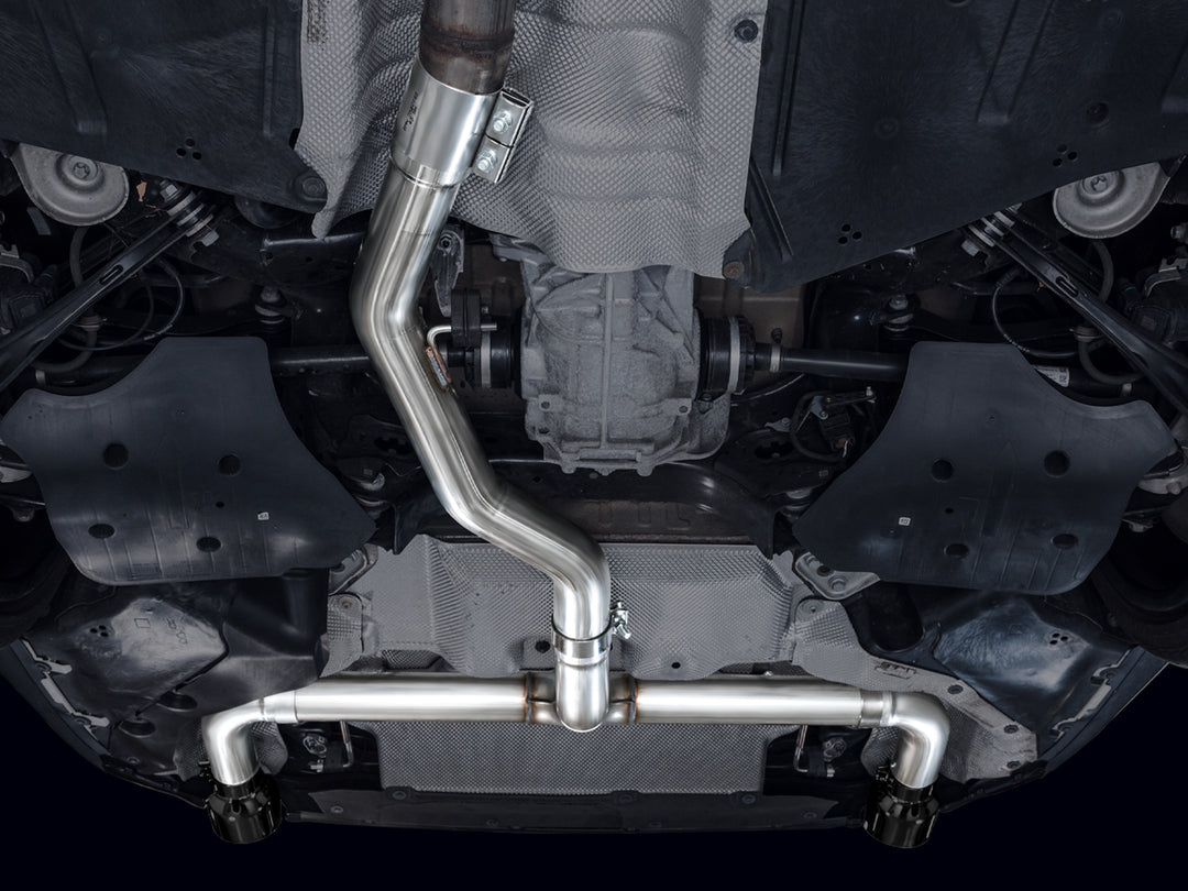 AWE Track Edition Axleback Exhaust for BMW G2X 330i/430i - Diamond Black