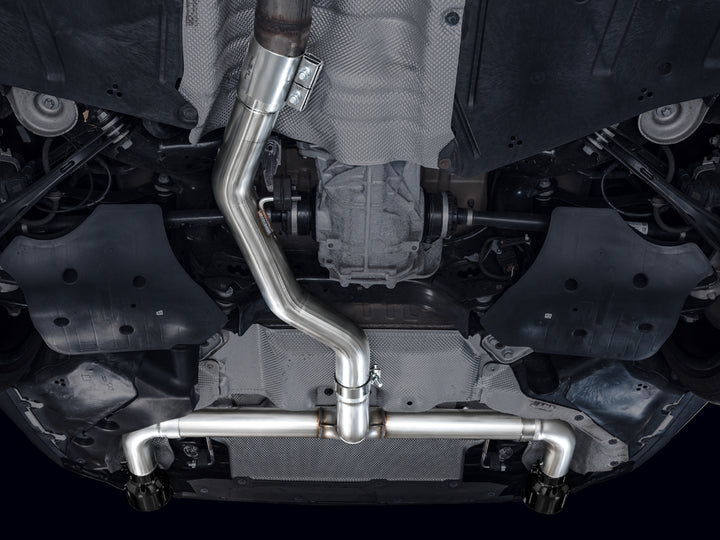 AWE Track Edition Axleback Exhaust for BMW G2X 330i/430i - Diamond Black