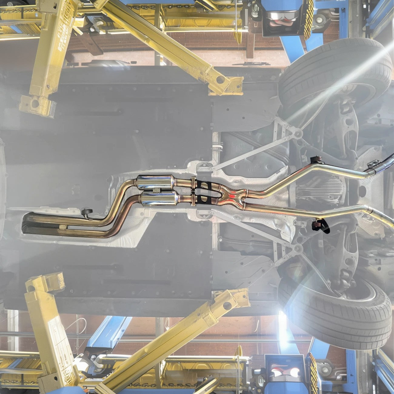 2015-2020 BMW F80 M3 F82 F83 M4 Resonated Mid Pipe Exhaust