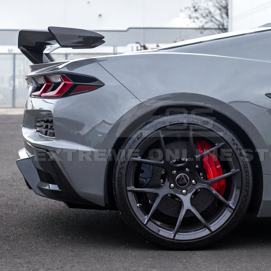 Corvette C8 Z06 W/ Z07 Package Factory Dry Carbon Fiber Rear High Wing Spoiler