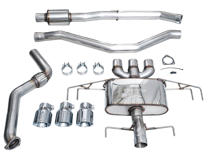 AWE Touring Edition Exhaust for DE5 Integra Type-S - Triple Chrome Silver Tips
