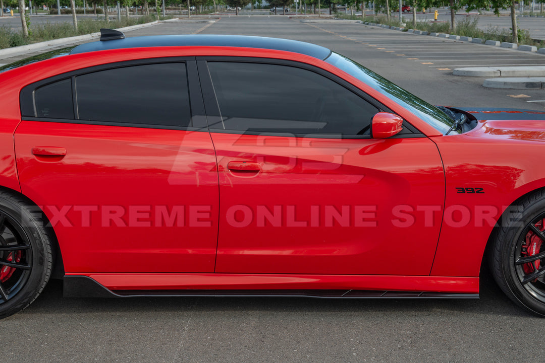 2015-Up Dodge Charger SRT Performance Front Splitter &amp; Rocker Panel