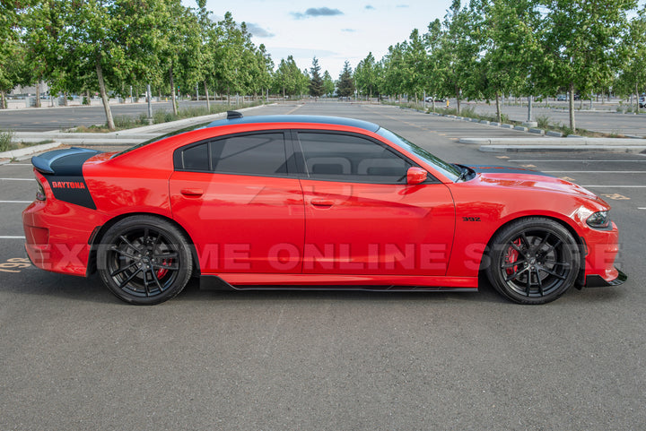 2015-Up Dodge Charger SRT Performance Front Splitter &amp; Rocker Panel