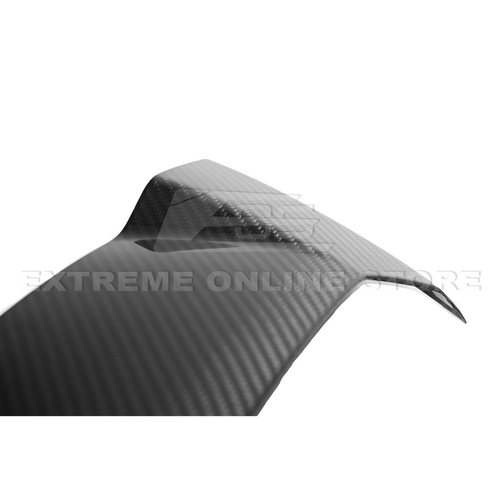 Corvette C8 DRY CARBON FIBER Upper Waterfall Speaker Cover
