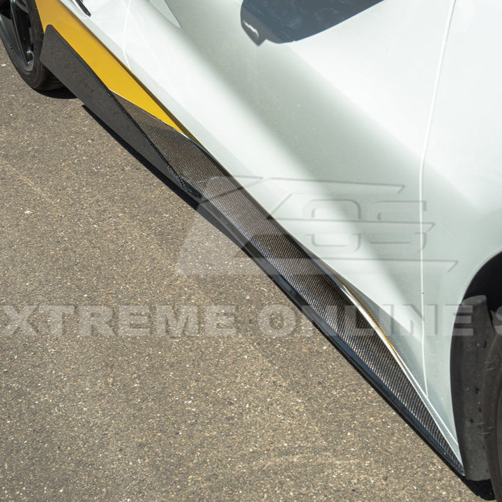 Chevrolet Corvette C8 DRY CARBON FIBER 5VM Side Skirts