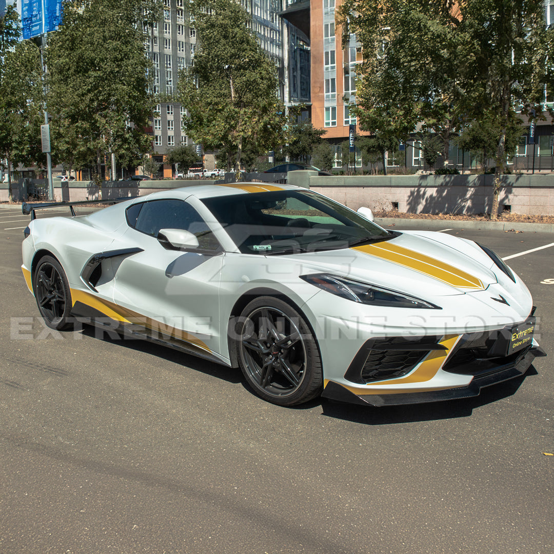 Chevrolet Corvette C8 DRY CARBON FIBER 5VM Side Skirts