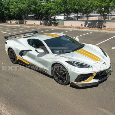 Corvette C8 5VM Front Splitter (2-Piece Version) & Side Skirts