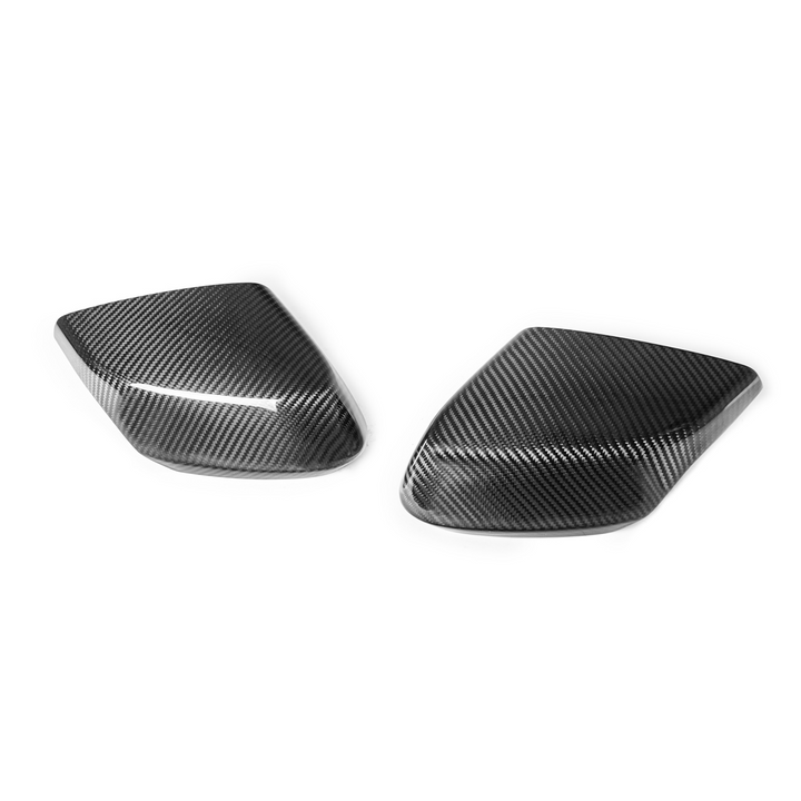 Corvette C8 DRY CARBON FIBER Upper Mirror Covers