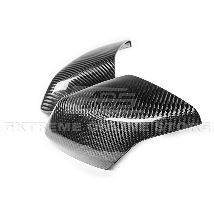 Corvette C8 DRY CARBON FIBER Upper Mirror Covers