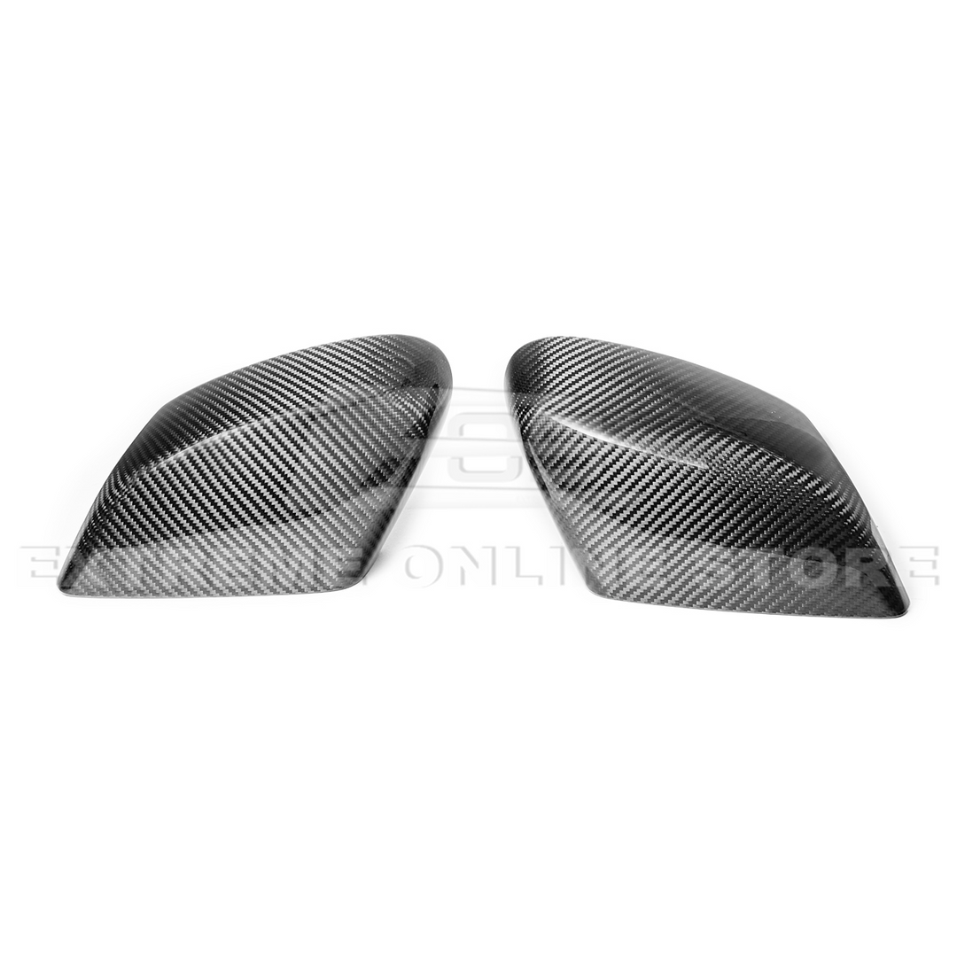 Corvette C8 DRY CARBON FIBER Upper Mirror Covers