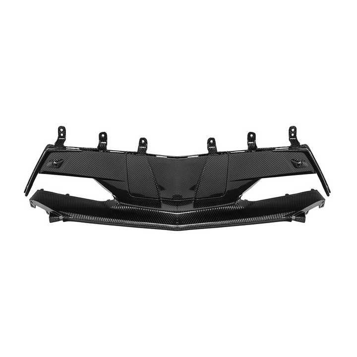 Chevrolet Corvette C8 DRY CARBON FIBER Fascia Panel Grille Cover