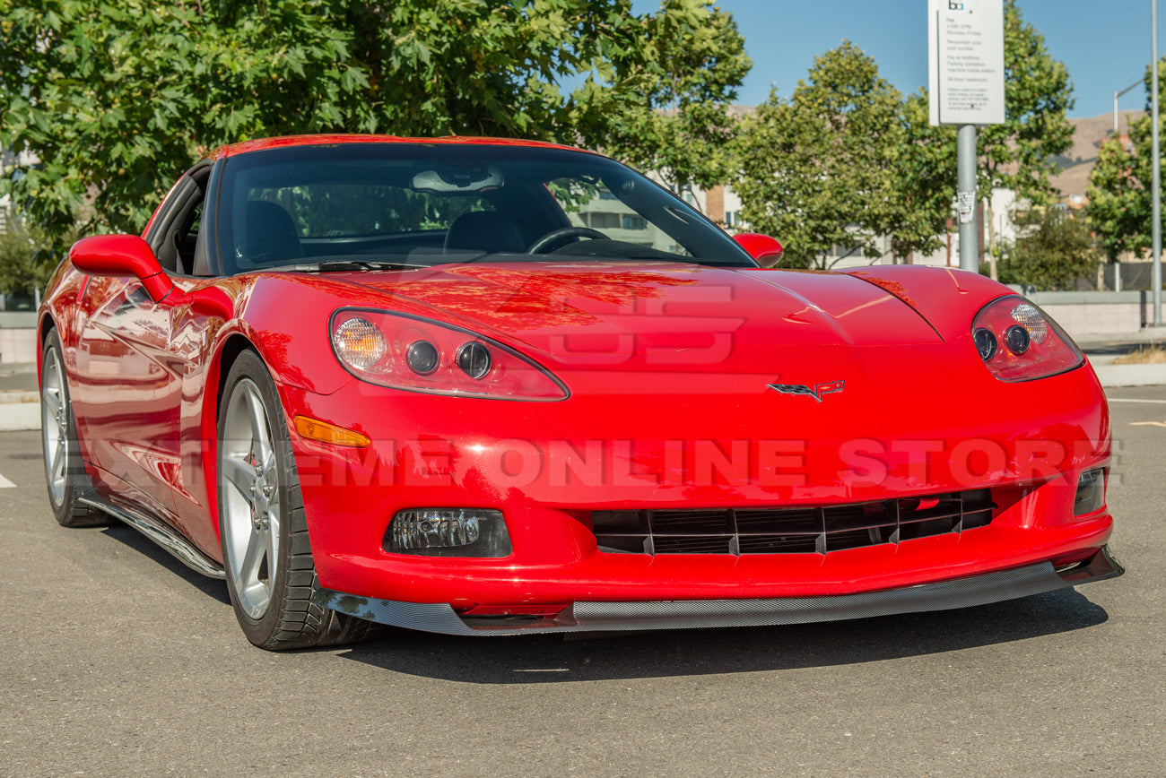 Corvette C6 Base Model ZR1 Conversion Front Splitter Lip