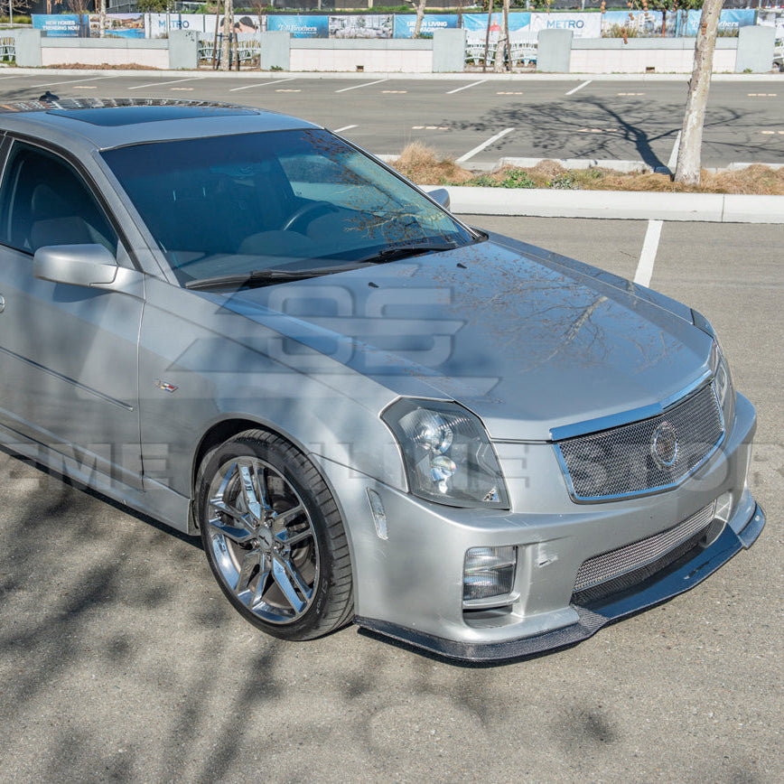 2003-08 Cadillac CTS-V | CARBON FIBER Package Front Bumper Lower Lip Splitter