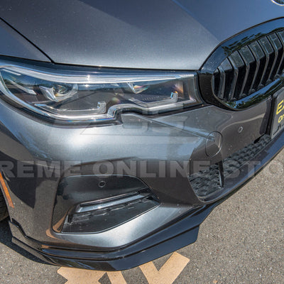 2019-Up BMW G20 G28 3-Series M-Sport Front Lip Side Skirts & Rear Spoiler
